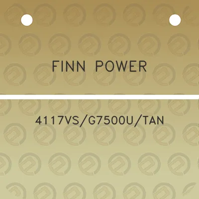 finn-power-4117vsg7500utan