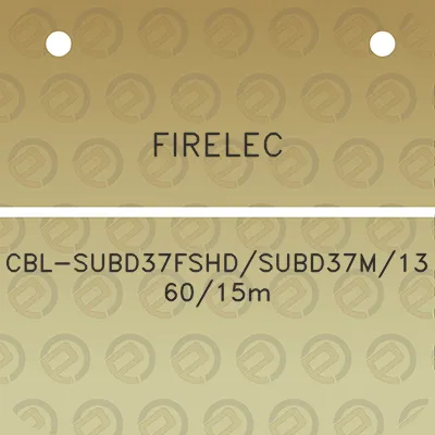 firelec-cbl-subd37fshdsubd37m136015m