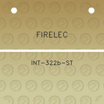 firelec-int-322b-st