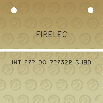 firelec-int-do-32r-subd