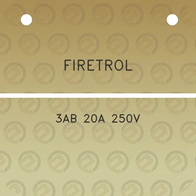 firetrol-3ab-20a-250v