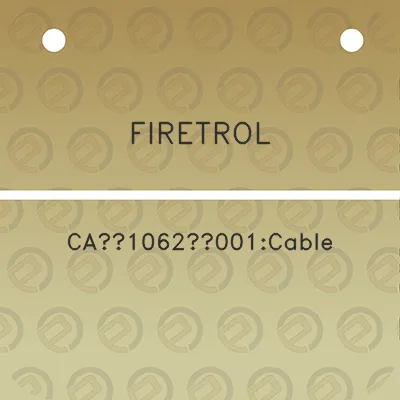 firetrol-ca1062001cable