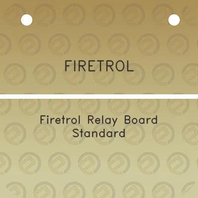 firetrol-firetrol-relay-board-standard