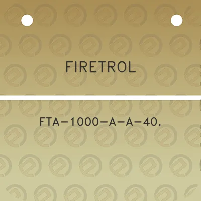 firetrol-fta-1000-a-a-40