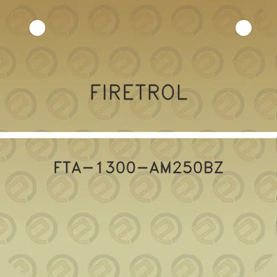 firetrol-fta-1300-am250bz