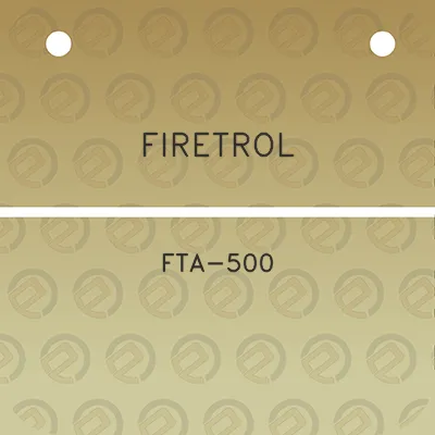 firetrol-fta-500