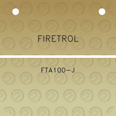 firetrol-fta100-j