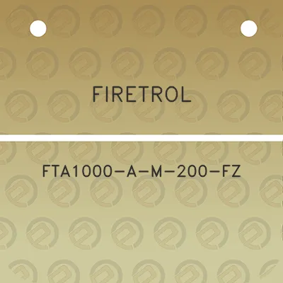 firetrol-fta1000-a-m-200-fz