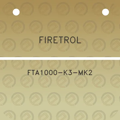 firetrol-fta1000-k3-mk2