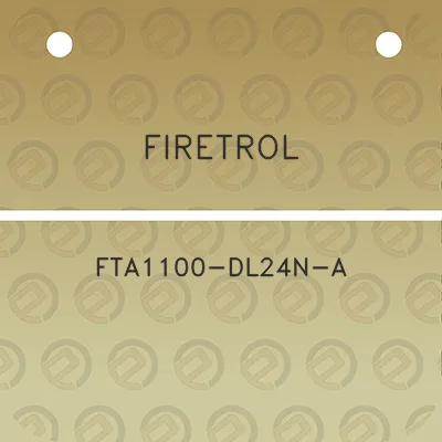 firetrol-fta1100-dl24n-a