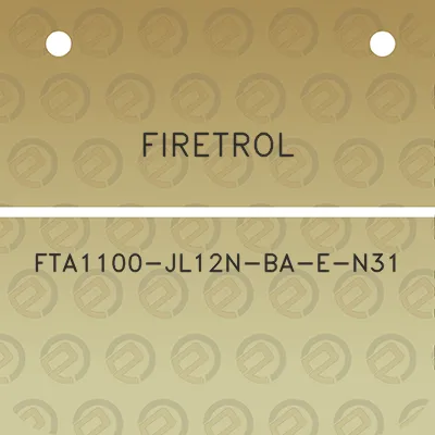 firetrol-fta1100-jl12n-ba-e-n31