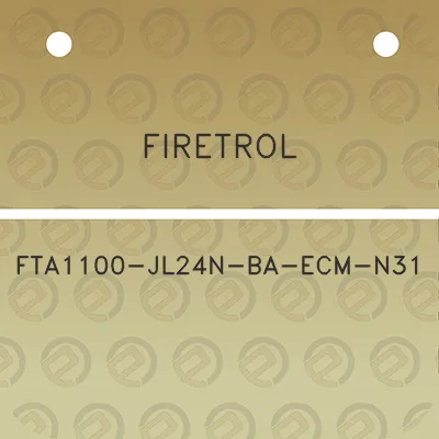 firetrol-fta1100-jl24n-ba-ecm-n31