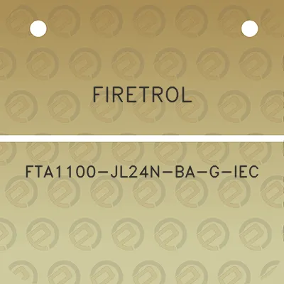 firetrol-fta1100-jl24n-ba-g-iec