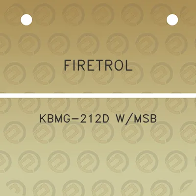 firetrol-kbmg-212d-wmsb