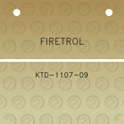 firetrol-ktd-1107-09