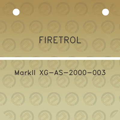 firetrol-markll-xg-as-2000-003