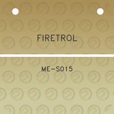 firetrol-me-s015