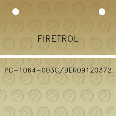 firetrol-pc-1064-003cber09120372