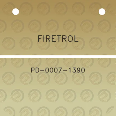 firetrol-pd-0007-1390