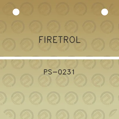 firetrol-ps-0231