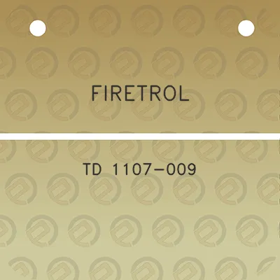 firetrol-td-1107-009