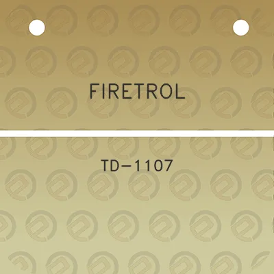 firetrol-td-1107