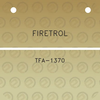 firetrol-tfa-1370