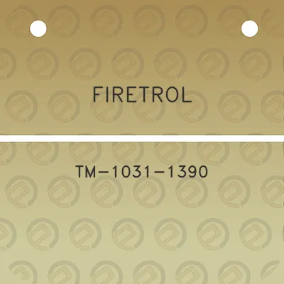 firetrol-tm-1031-1390