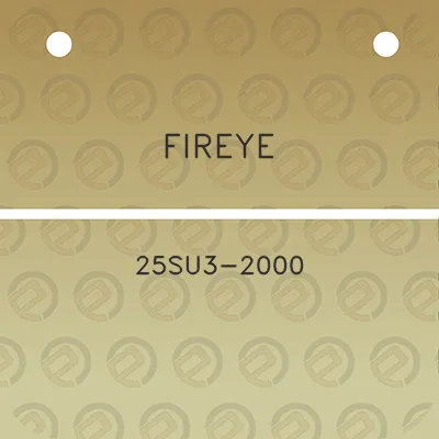 fireye-25su3-2000