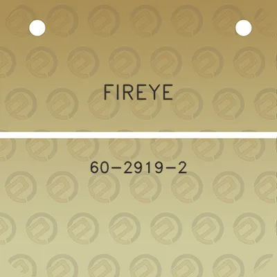 fireye-60-2919-2