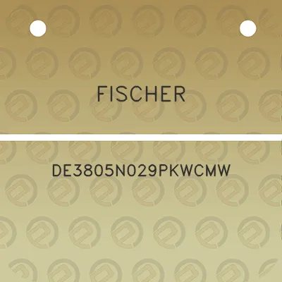 fischer-de3805n029pkwcmw