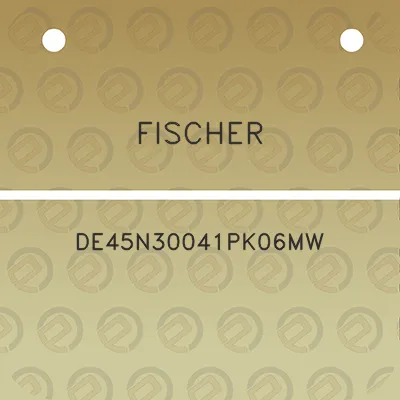 fischer-de45n30041pk06mw