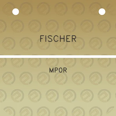 fischer-mp0r