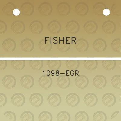 fisher-1098-egr