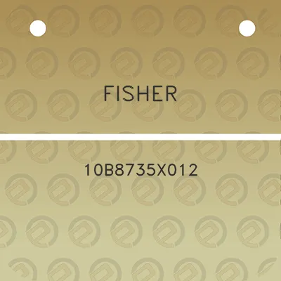 fisher-10b8735x012