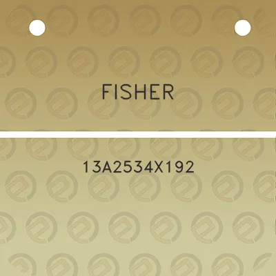 fisher-13a2534x192