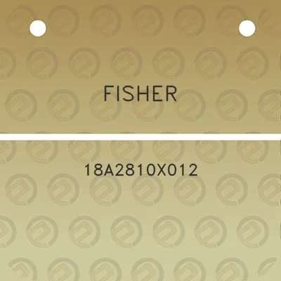 fisher-18a2810x012