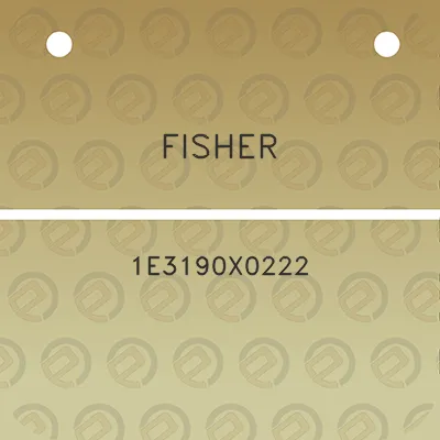 fisher-1e3190x0222