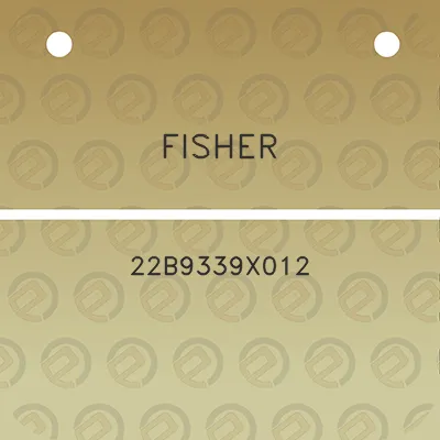 fisher-22b9339x012