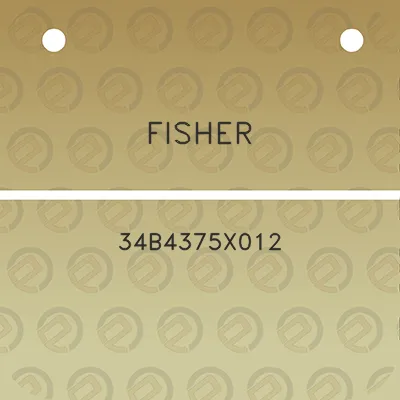 fisher-34b4375x012