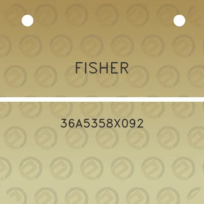 fisher-36a5358x092