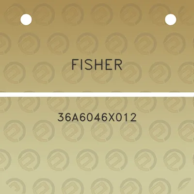 fisher-36a6046x012