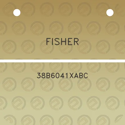 fisher-38b6041xabc