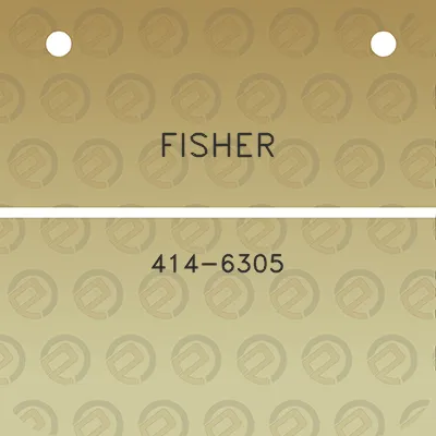 fisher-414-6305