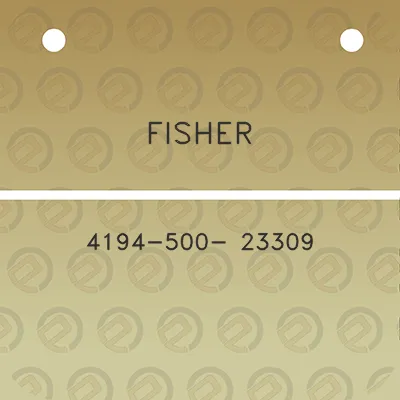 fisher-4194-500-23309