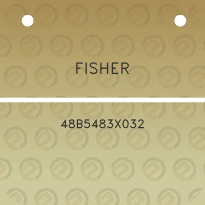 fisher-48b5483x032