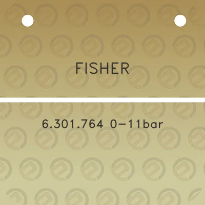 fisher-6301764-0-11bar