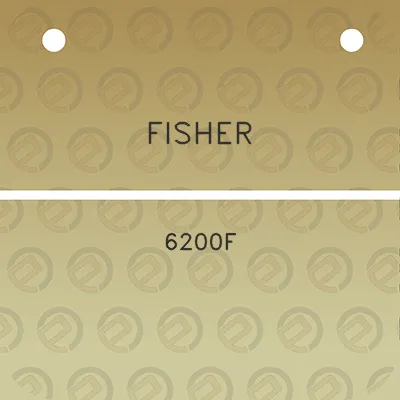 fisher-6200f