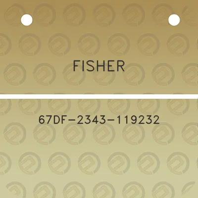 fisher-67df-2343-119232