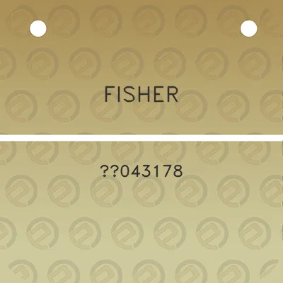 fisher-043178